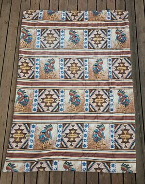 Kokopelli Aztec Comforter 87" x 60" (Twin or Twin XL) Southwestern